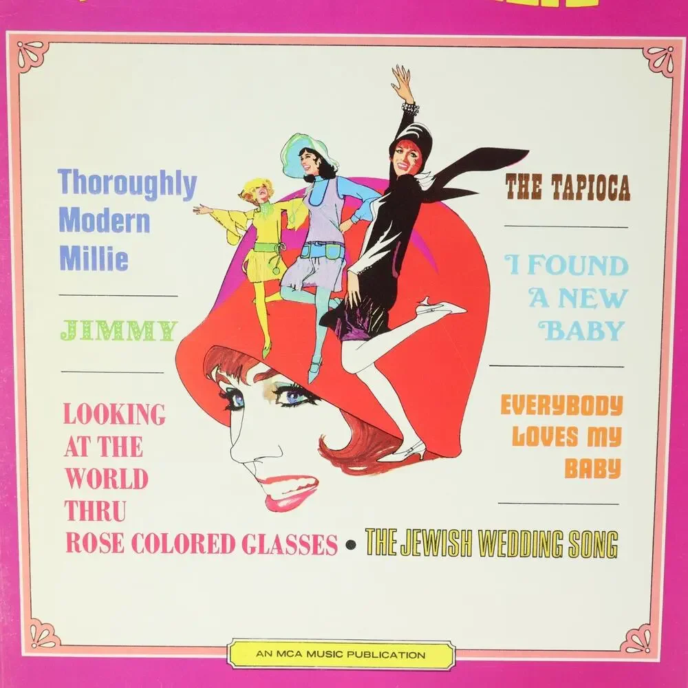 Great Songs From Thoroughly Modern Millie Songbook Sheet Music Movie Score MCA